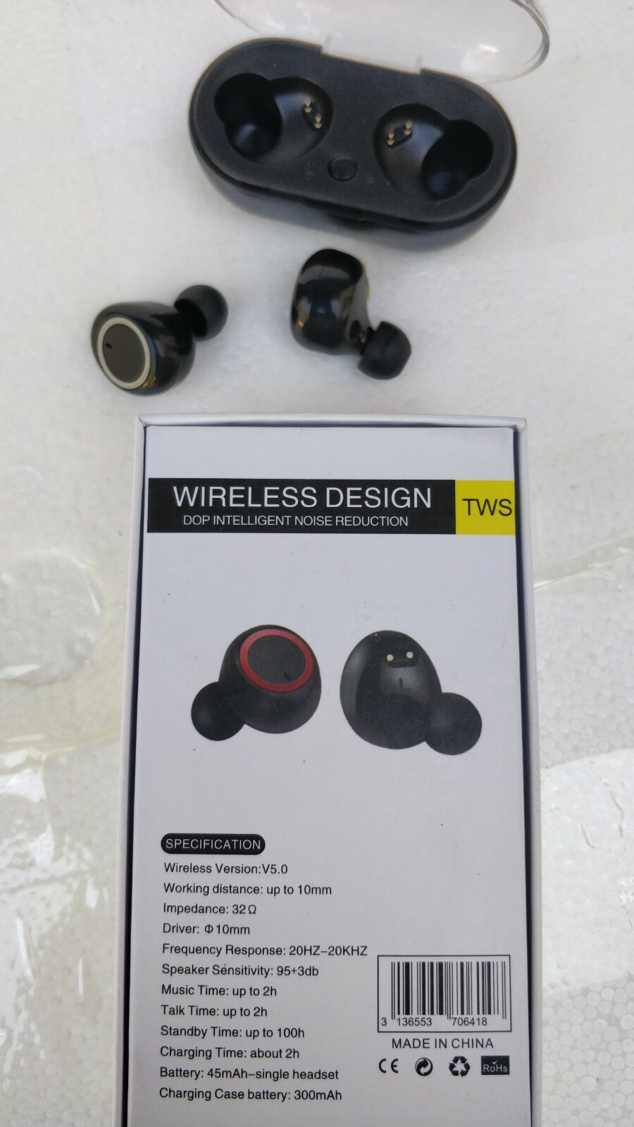 Auricolari Bluetooth 5.0 Stereo Cuffie Wireless SPORT TWS Samsung Huawei iPhone - immagine 10