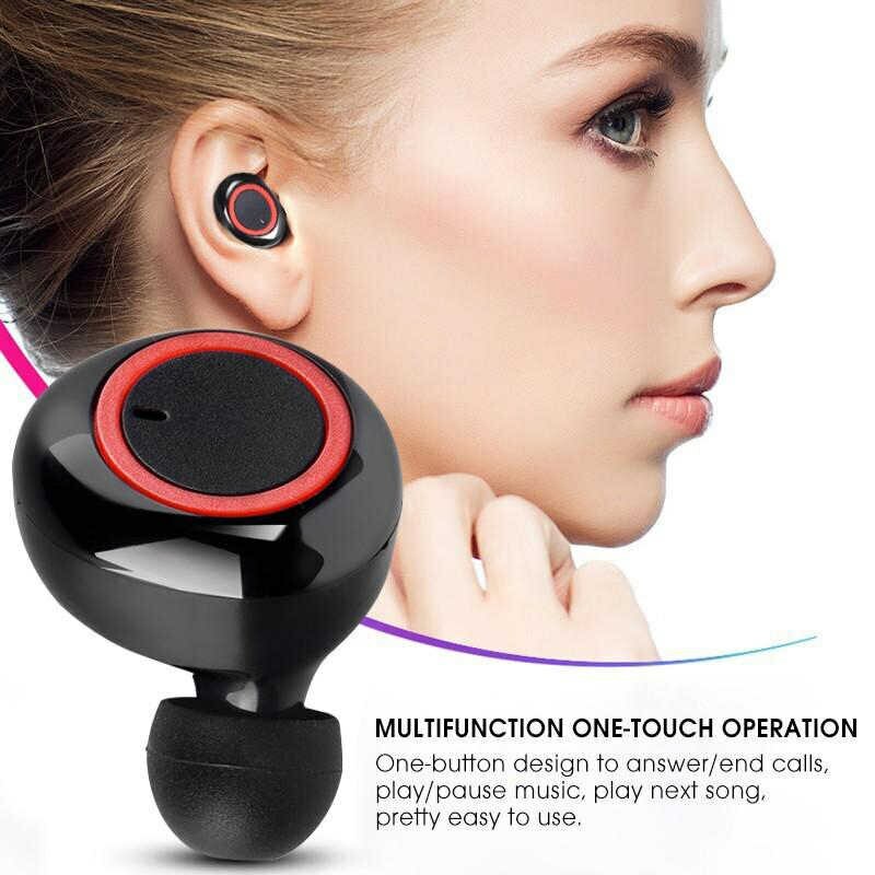 Auricolari Bluetooth 5.0 Stereo Cuffie Wireless SPORT TWS Samsung Huawei iPhone - immagine 14