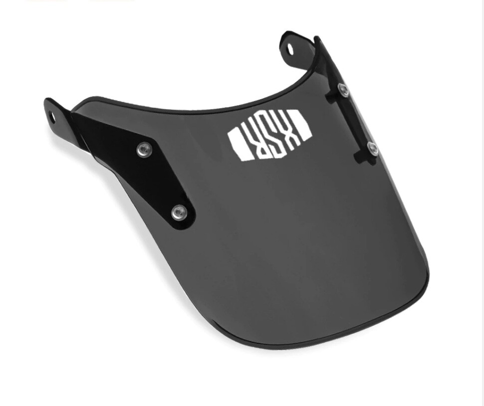 SCHERMO CUPOLINO PARABREZZA FLY PER YAMAHA XSR 155 250 300 700 900 NERO - immagine 5