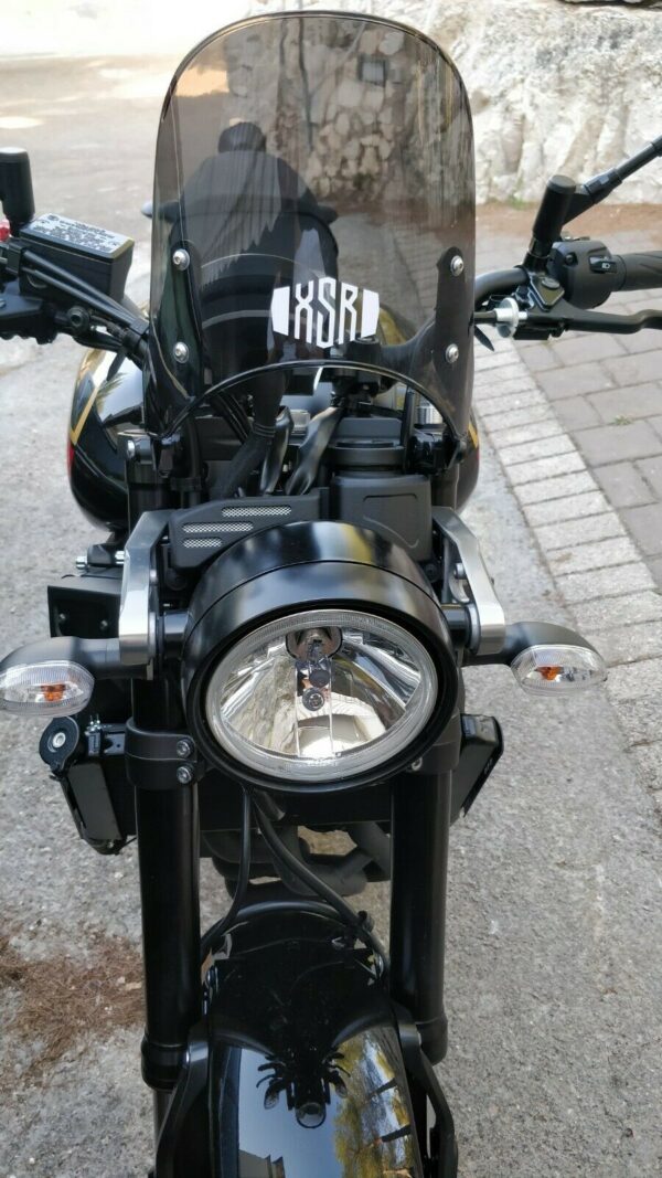 SCHERMO CUPOLINO PARABREZZA FLY PER YAMAHA XSR 155 250 300 700 900 NERO