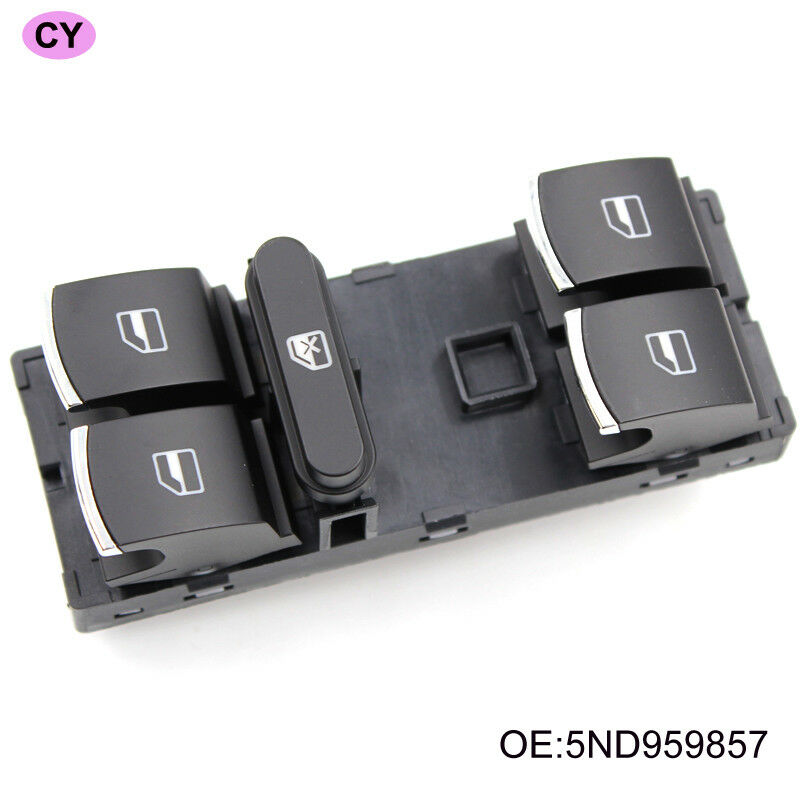 PER VW GOLF V SET INTERRUTTORE DEVIOLUCI SPECCHI PULSANTERIA ALZAVETRI 5K0959565 - immagine 5