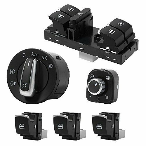 GOLF V 03-09 SET INTERRUTTORE DEVIOLUCI SPECCHI PULSANTERIA ALZAVETRI 3C8941431A