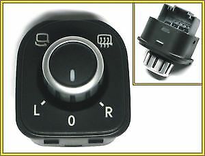 VW GOLF V 5 COMANDO PULSANTE REGOLAZIONE SPECCHIETTI 5K0959565 CROMATO NUOVO