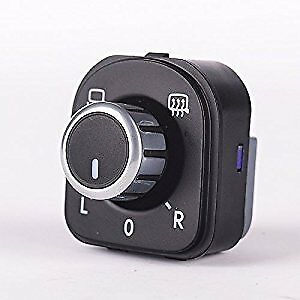 VW GOLF V 5 COMANDO PULSANTE REGOLAZIONE SPECCHIETTI 5K0959565 CROMATO NUOVO - immagine 2