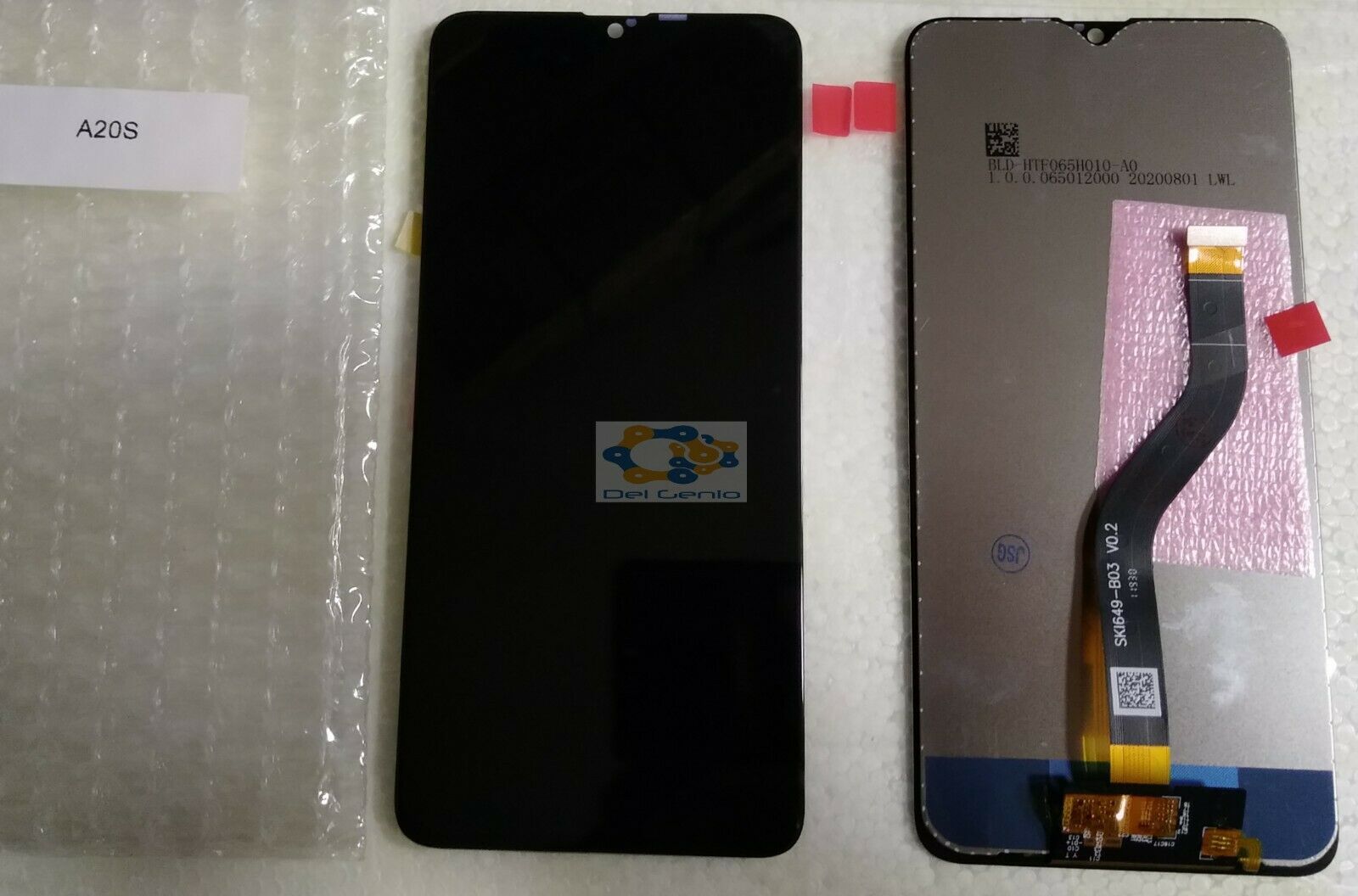 DISPLAY LCD PER SAMSUNG GALAXY A20S SM-A207 F/DS TOUCH SCREEN VETRO SCHERMO NERO