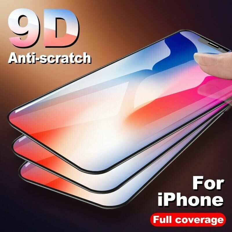 LOTTO 10 QTY Pellicola Vetro Temperato 9D per iPhone 11 12 PRO 12 MINI MAX FULL - immagine 3