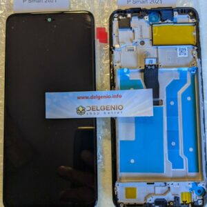 DISPLAY ORIGINALE LCD FRAME HUAWEI P SMART 2021 PPA-LX2 TOUCH SCREEN VETRO NERO