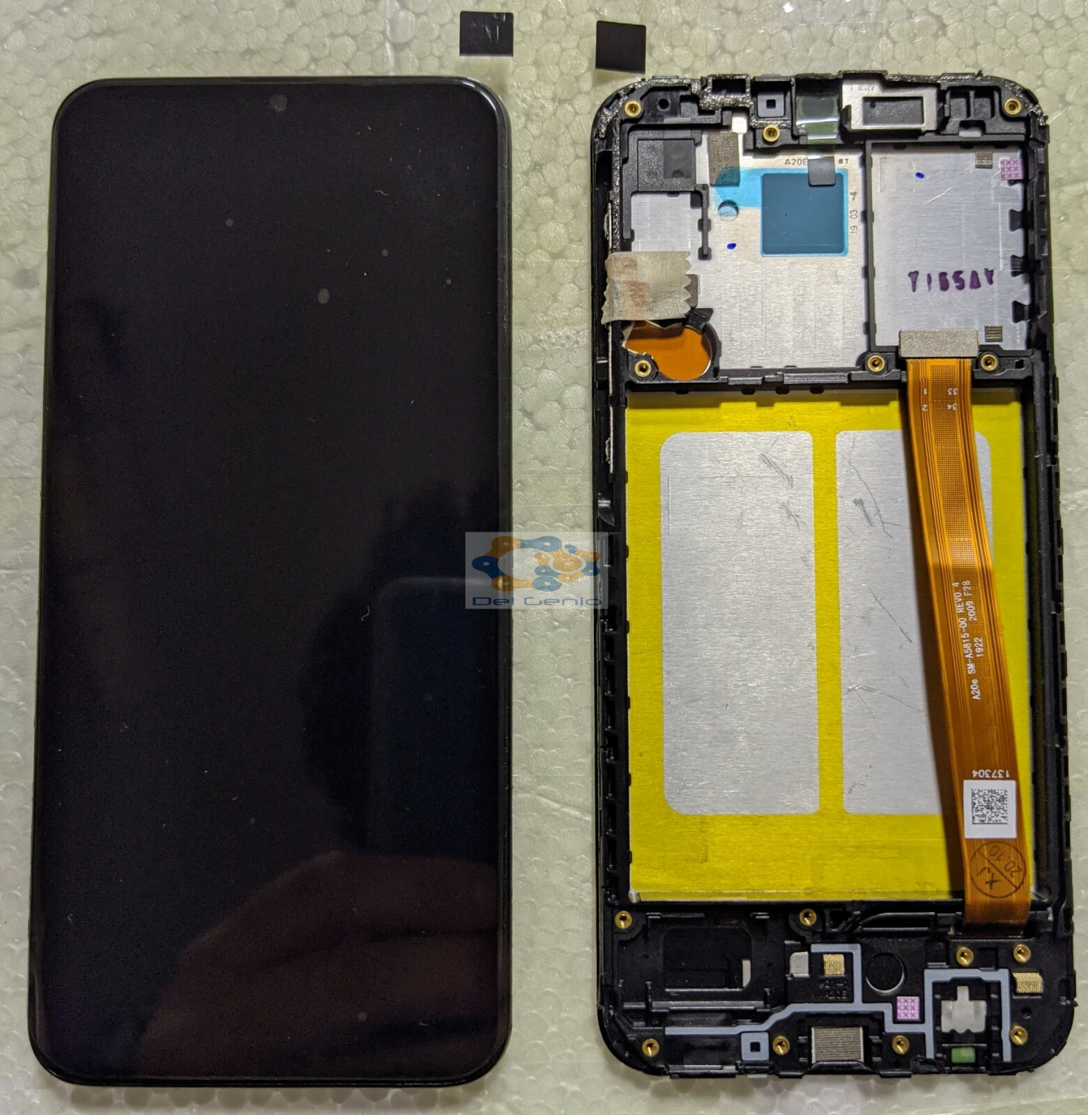 DISPLAY LCD SAMSUNG A20E SM-202 PARI A ORIGINALE SCHERMO TOUCH SCREEN + FRAME