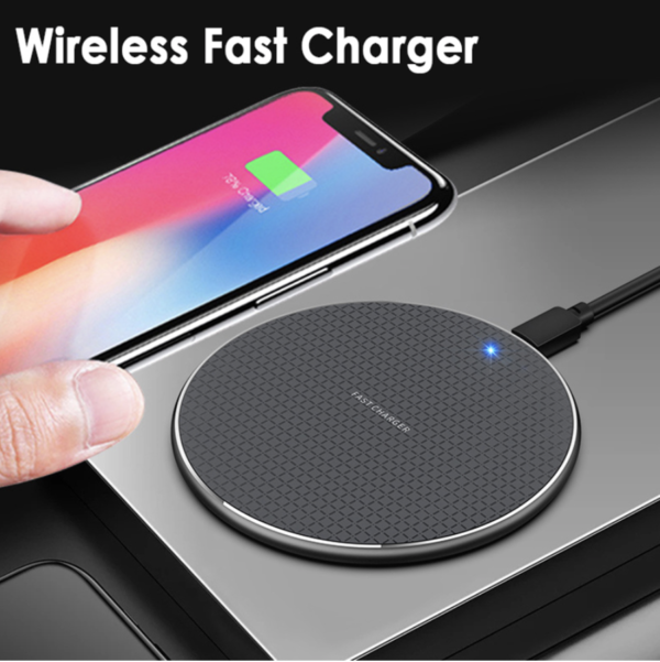 Luxury Qi Fast Wireless Charger Charging Pad For Apple iPhone 12 XS Max Xr X 11 - immagine 7