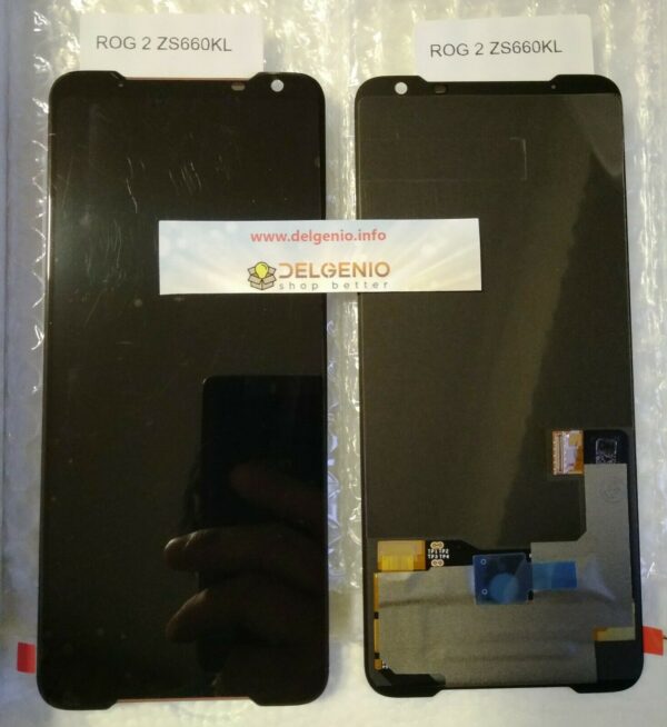 Für Asus ROG Phone II ZS660KL Display LCD Einheit Touch Screen Reparatur Schwarz - immagine 2
