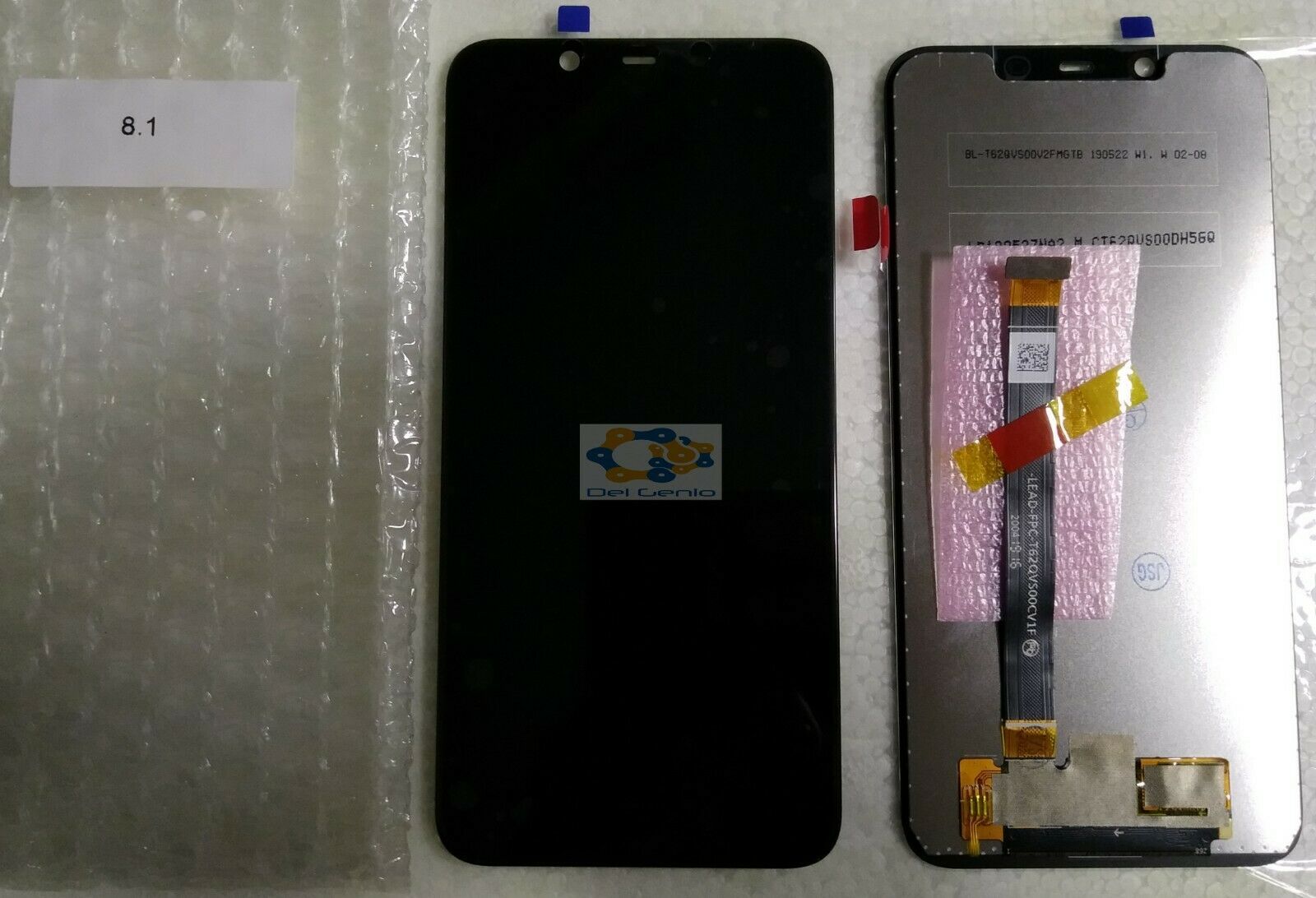 DISPLAY LCD +TOUCH SCREEN NOKIA per 7.1 Plus (X7 2018) 8.1 SCHERMO VETRO NERO