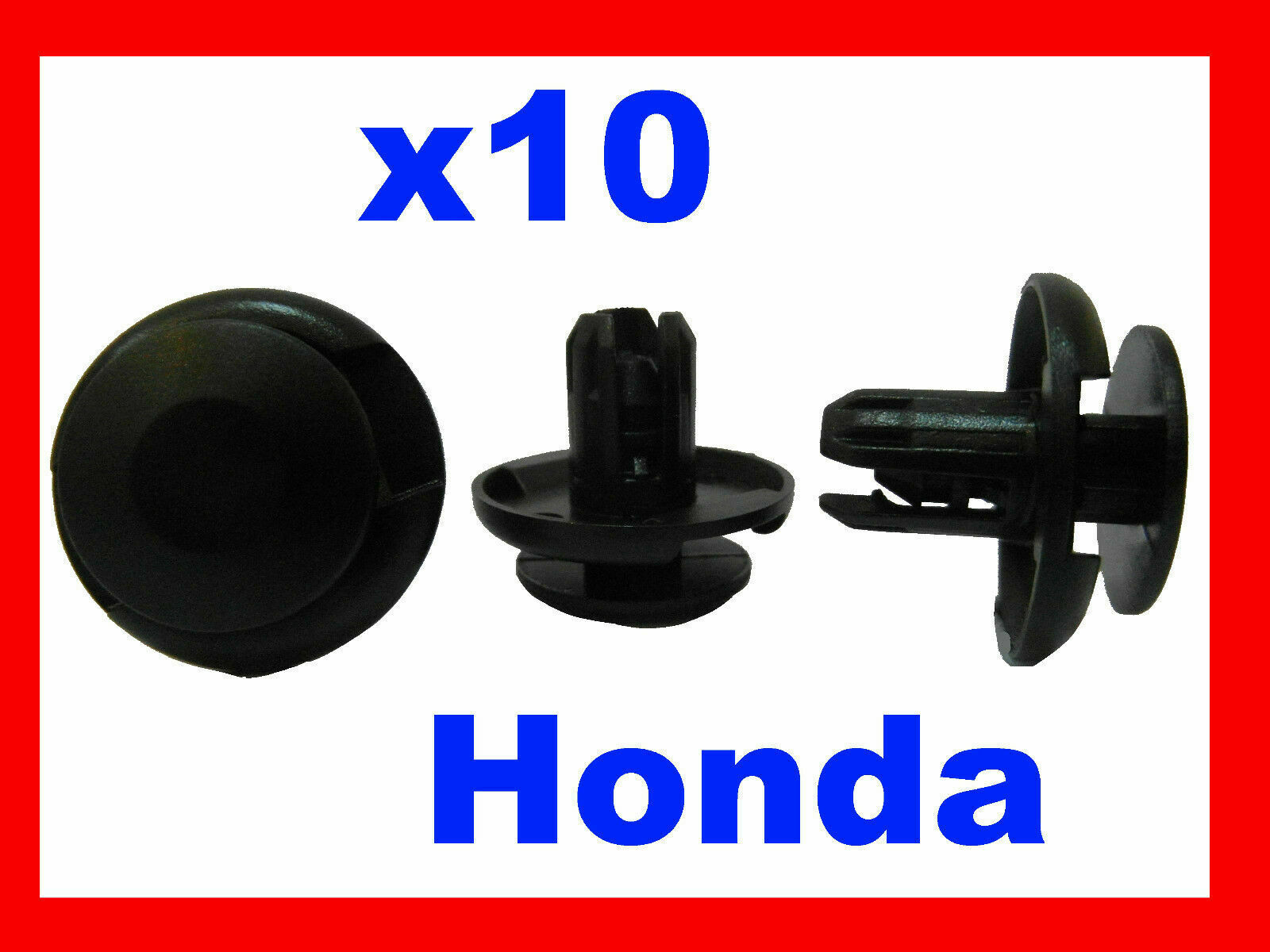 10 HONDA CIVIC CRV ACCORD Plastica Auto Passaruota SPLASH GUARD CLIP PARAURTI