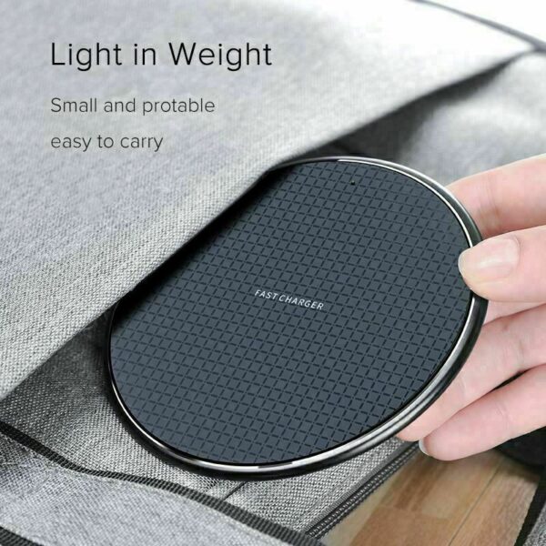 Luxury Qi Fast Wireless Charger Charging Pad For Apple iPhone 12 XS Max Xr X 11 - immagine 5