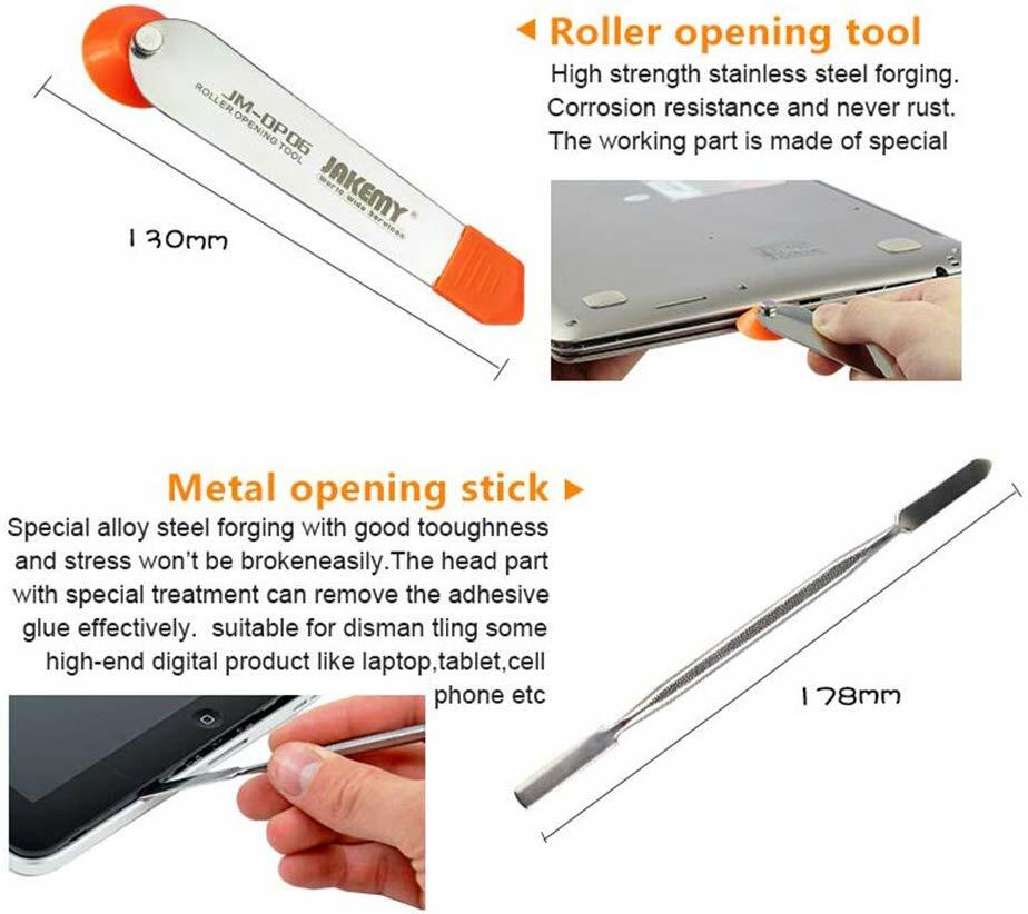 VALIGETTA ATTREZZI PER RIPARAZIONI JAKEMY JM- 8139 ORIGINAL CELLULARI GLS 48H - immagine 13
