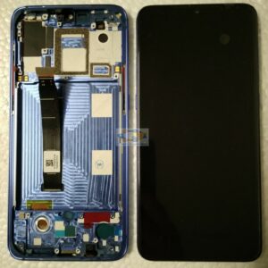 Display Touch screen +Frame OLED Xiaomi Mi9 Mi-9 Vetro M1902F1A Telaio BLU