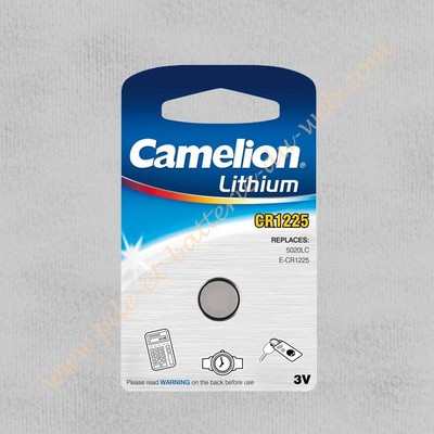 1 PILA BATTERIA CAMELION LITHIUM LITIO ULTRA 1225 DL1225A CR1225 EL1225 CR-1225