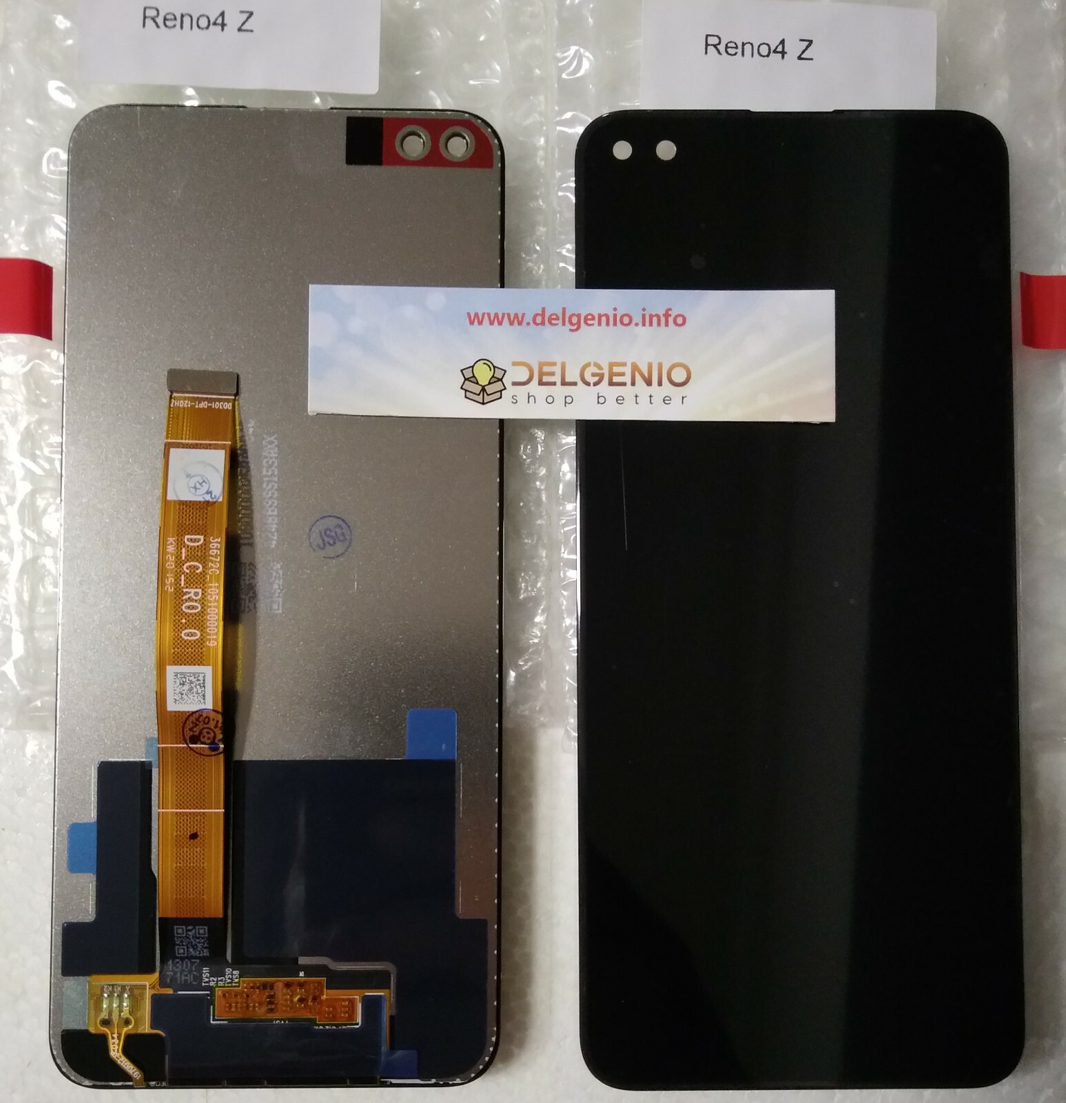 DISPLAY LCD OPPO RENO 4 Z 5G CPH2065 SCHERMO TOUCH SCREEN ORIGINALE VETRO NERO