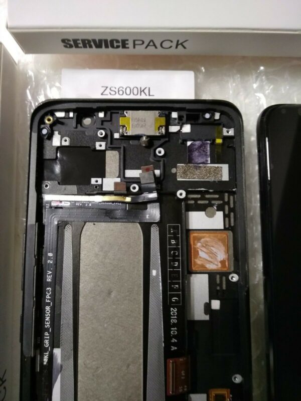 DISPLAY ASUS ROG PHONE ZS600KL Z01QD ORIGINALE SERVICE PACK LCD + TOUCH SCREEN - immagine 3