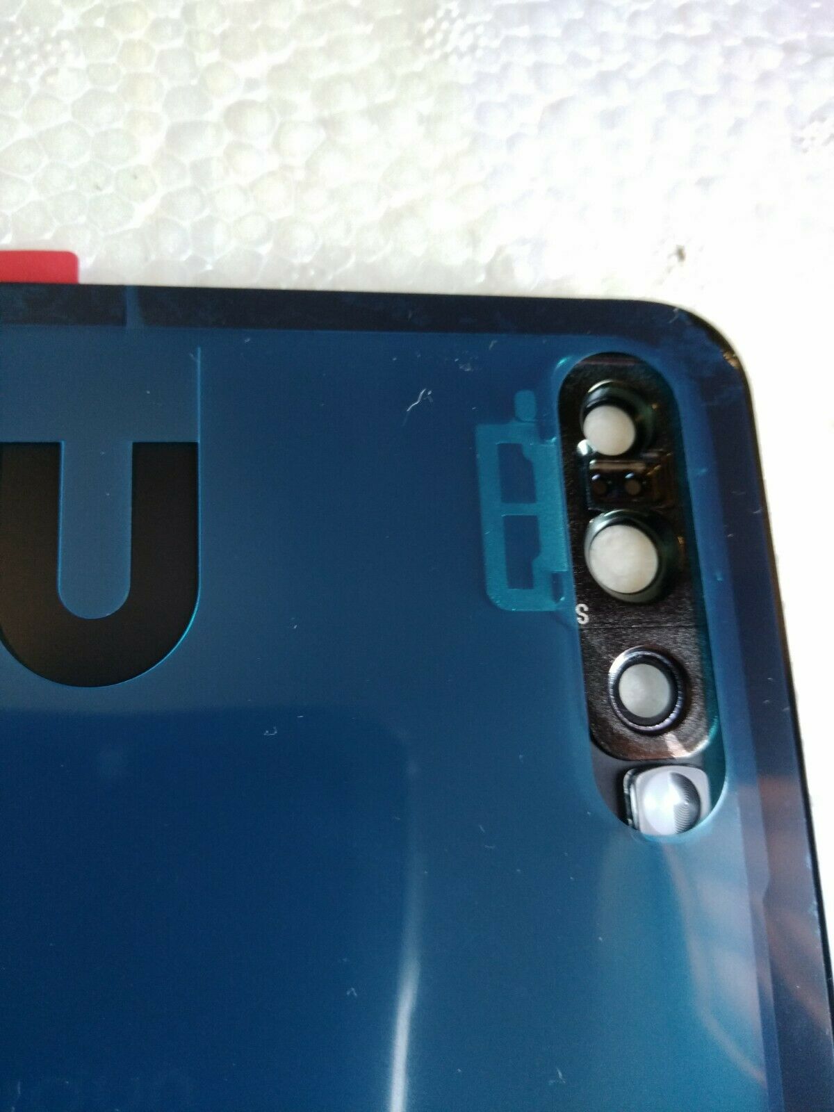 VETRO POSTERIORE SCOCCA BACK COVER COPRI BATTERY HUAWEI P20 PRO MIDNIGHT BLUE - immagine 2