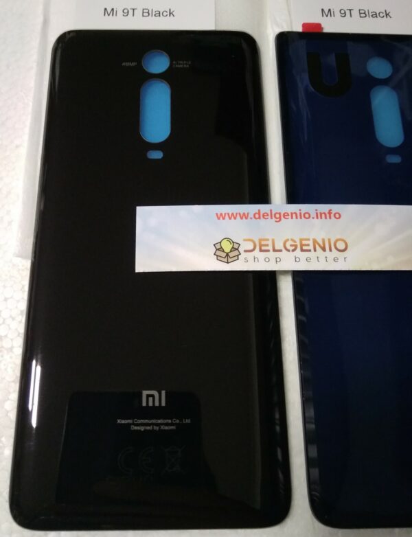 BACK COVER NERO XIAOMI MI 9T M1903F10G M1903F11G SCOCCA POSTERIORE COPERCHIO