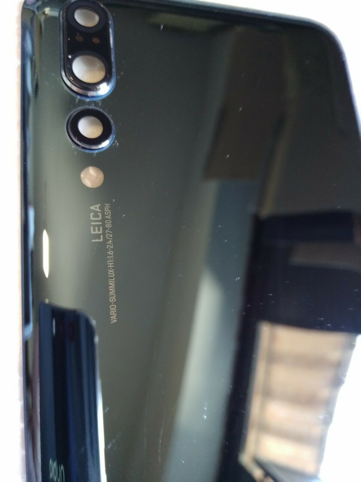VETRO POSTERIORE SCOCCA BACK COVER COPRI BATTERY HUAWEI P20 PRO MIDNIGHT BLUE - immagine 4