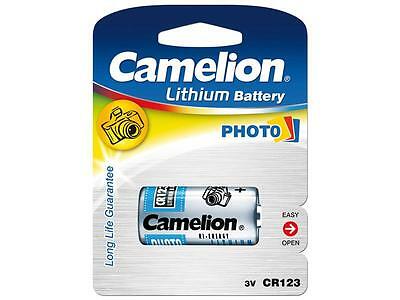 BATTERIE LITIO CAMELION CR123 A CR17345 CR123A DL123A CR123A 3V scadenza 2025