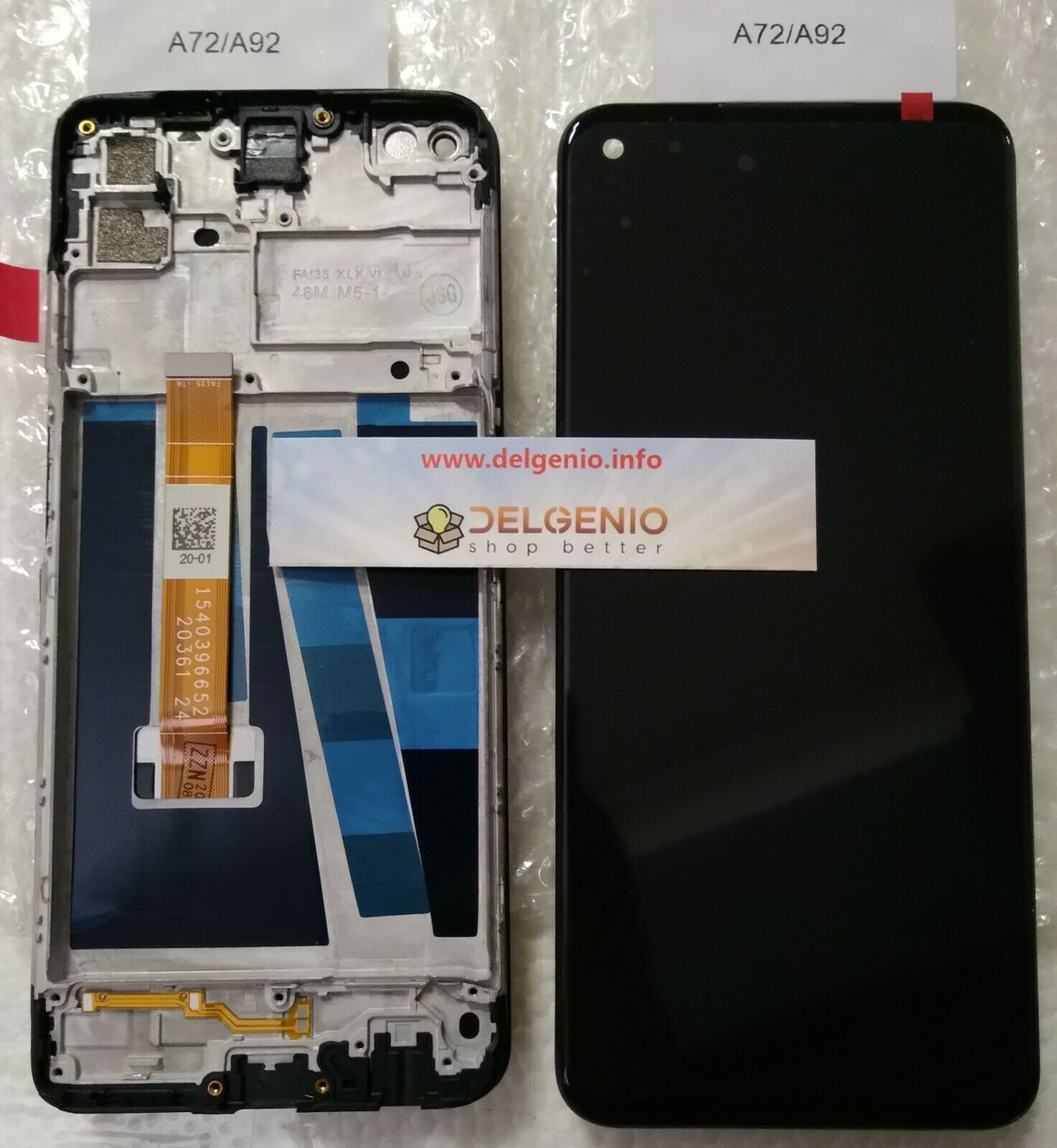DISPLAY LCD TOUCH SCREEN ORIGINALE OPPO A72 5G A92 REALME 6 + FRAME SCHERMO