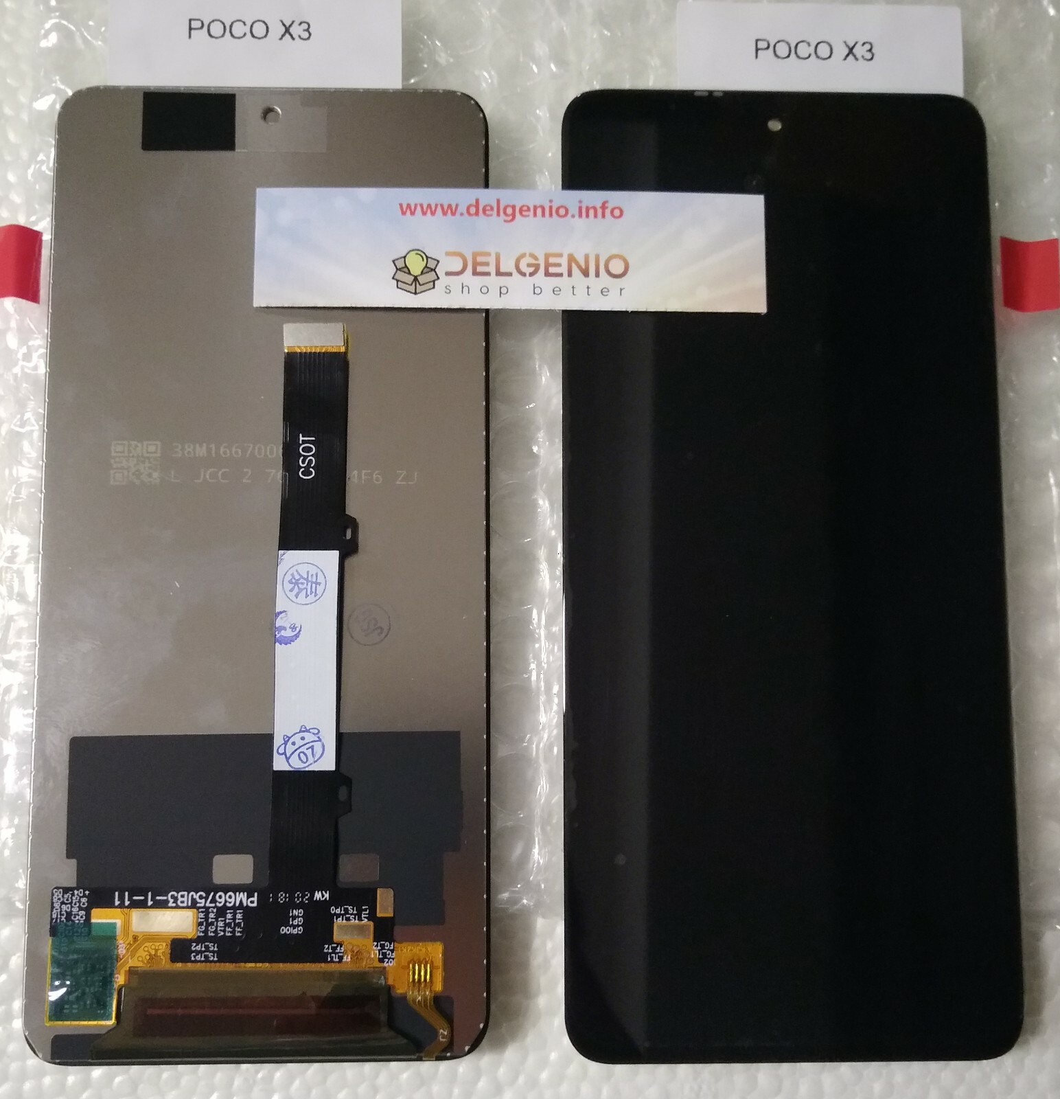DISPLAY TOUCH SCREEN VETRO XIAOMI POCO X3 M2007J20CG M2007J20CT LCD SCHERMO NERO