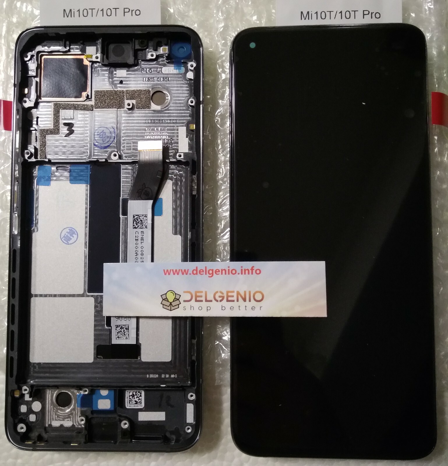 DISPLAY LCD ORIGINALE FRAME XIAOMI Mi 10T /10T Pro REDMI K30S TOUCH VETRO NERO