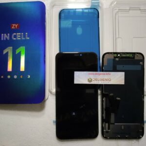 TOUCH SCREEN LCD DISPLAY RETINA COMPATIBILE PER APPLE IPHONE 11 VETRO NERO ZY