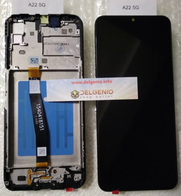 DISPLAY LCD VETRO TOUCH SCREEN ORIGINALE SAMSUNG GALAXY SM-A226 A22 5G NERO