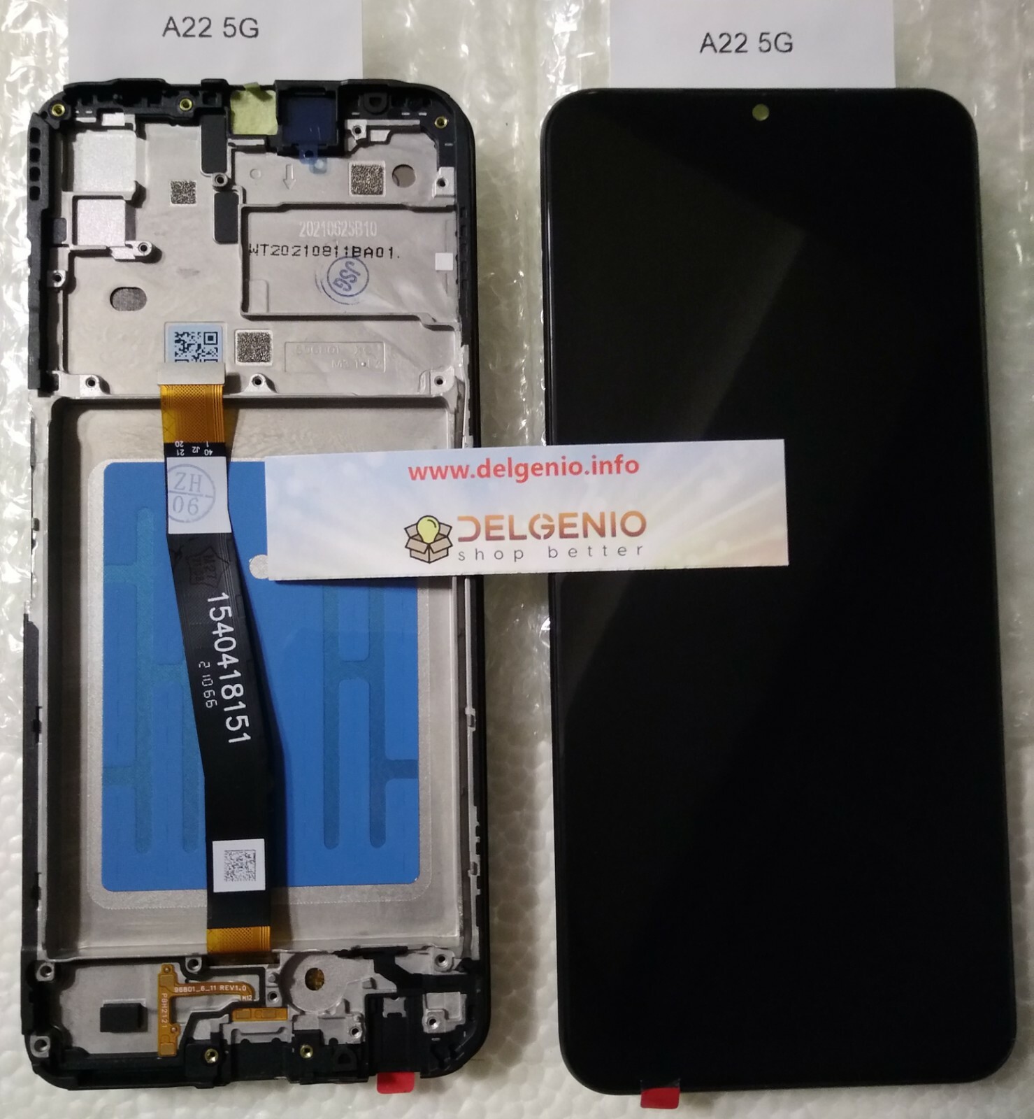 DISPLAY LCD VETRO TOUCH SCREEN ORIGINALE SAMSUNG GALAXY SM-A226 A22 5G NERO