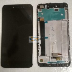 TOUCH SCREEN VETRO + LCD DISPLAY Per XIAOMI REDMI Note 5A Prime nero black frame