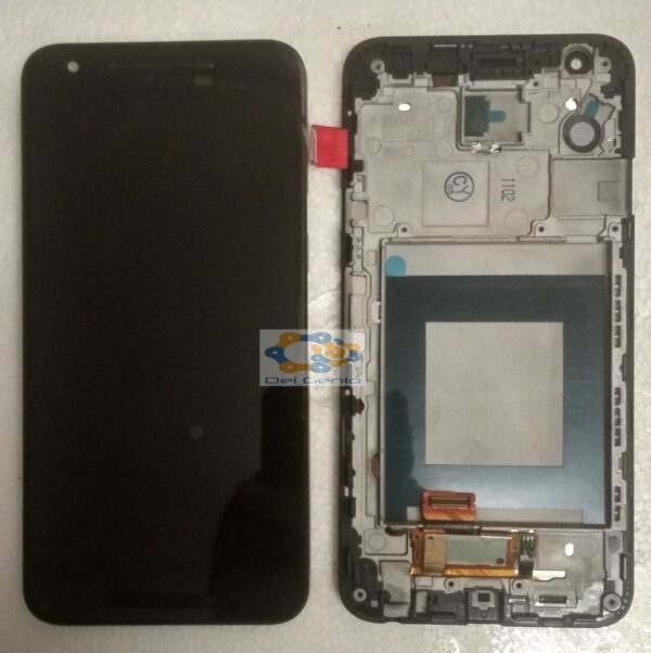 TOUCH SCREEN VETRO + LCD DISPLAY + FRAME LG Google Nexus 5X H791 H790 H795 Nero