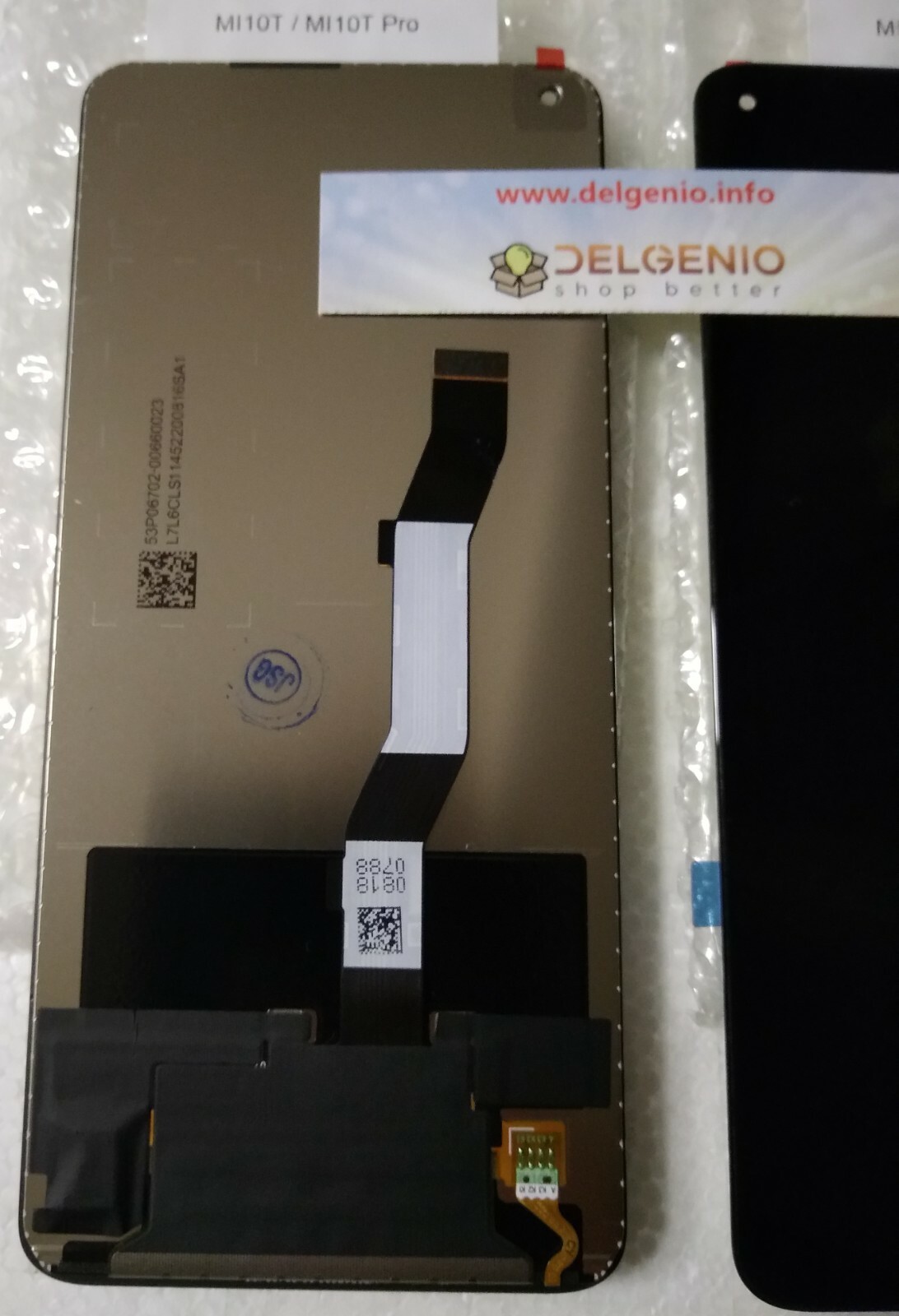 DISPLAY ORIGINALE LCD XIAOMI Mi 10T /10T Pro REDMI K30S TOUCH VETRO NERO - immagine 2