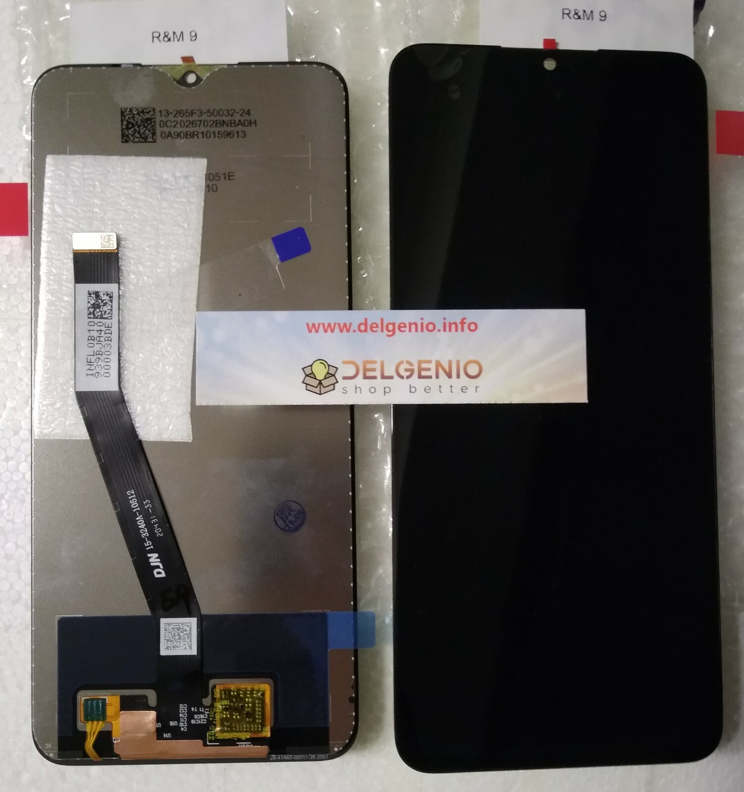 DISPLAY LCD XIAOMI REDMI 9 M2004J19AG M2004J19G TOUCH SCREEN SCHERMO VETRO NERO