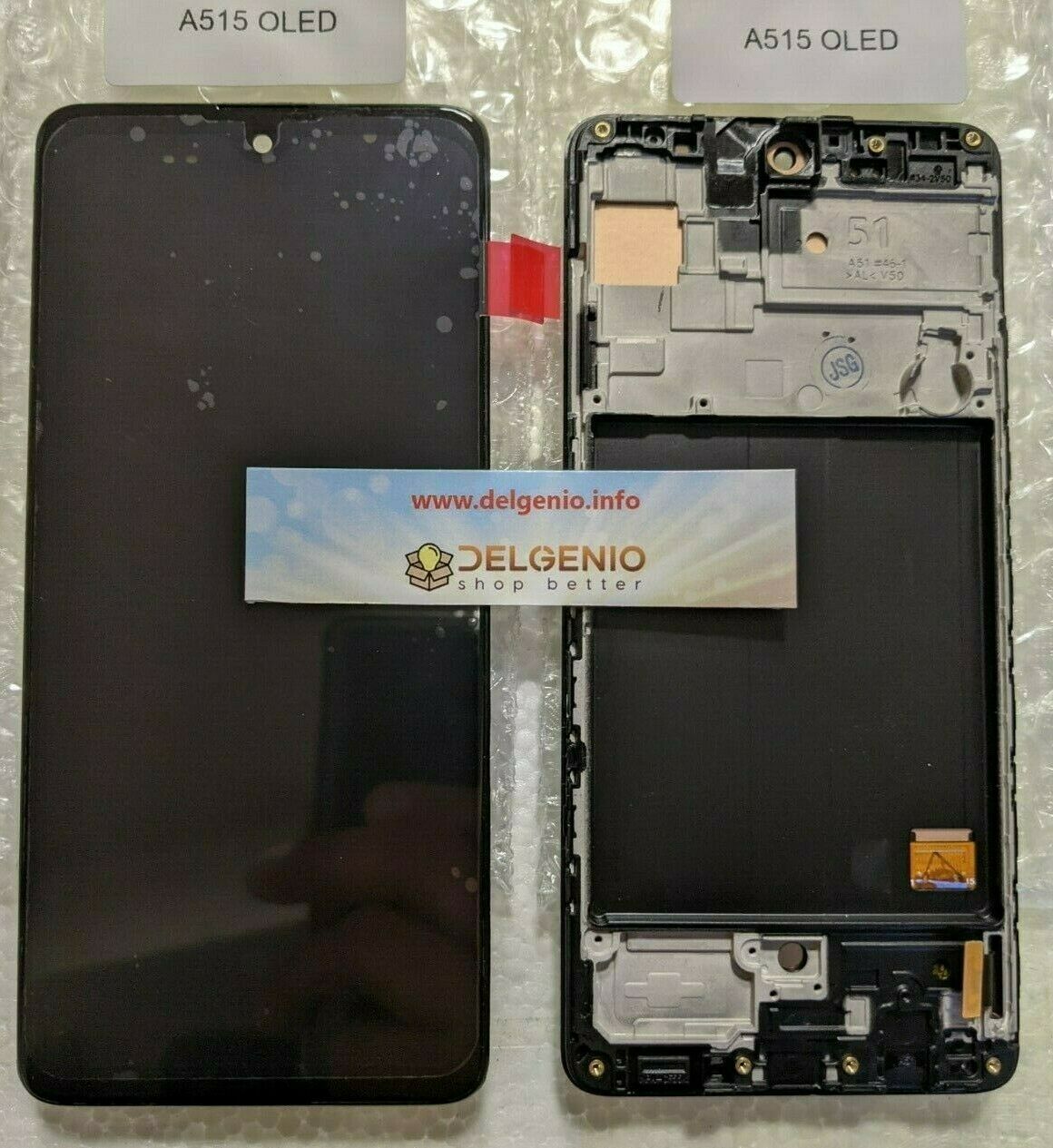 DISPLAY LCD TOUCH SCREEN PARI A ORIGINALE AMOLED SAMSUNG GALAXY A51 A515F OLED