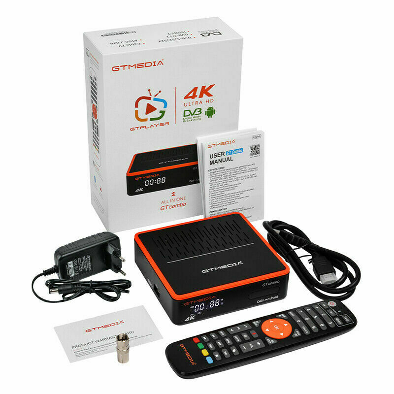 Decoder 4K TVSAT Combo Satellite Terrestrial DVB-S2X/T2/C PVR Android 9.0 TV Box - immagine 11