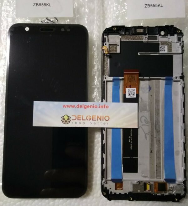 DISPLAY LCD ASUS ZENFONE MAX M1 ZB555KL ZB556KL X00PD TOUCH SCREEN + FRAME NERO