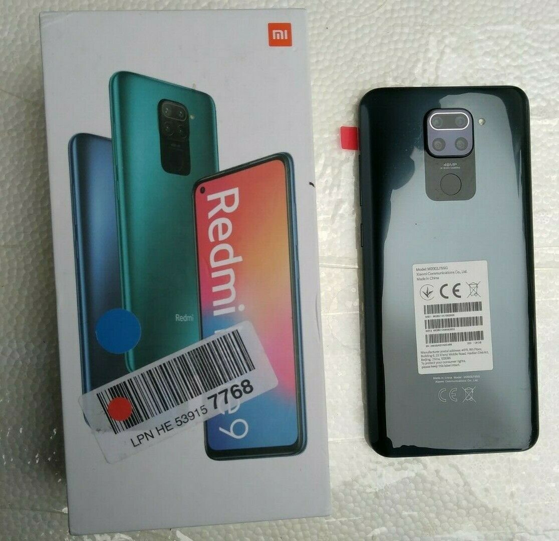 Xiaomi Redmi Note 9 Smartphone, 4 GB + 128 GB, 6.53 ”FHD + 48MP Quad ONYX BLACK - immagine 2