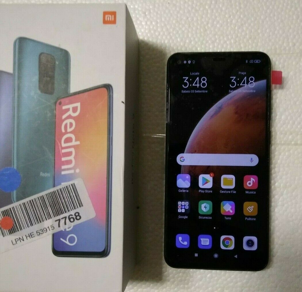 Xiaomi Redmi Note 9 Smartphone, 4 GB + 128 GB, 6.53 ”FHD + 48MP Quad ONYX BLACK - immagine 4