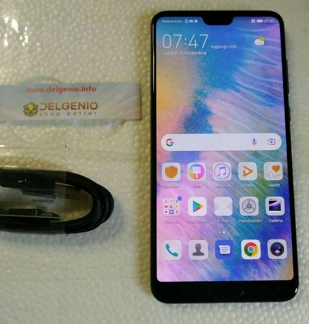 Huawei P20 Pro - 128GB - Nero Perfetto GARANZIA 15 MESI + CAVO TYPE-C