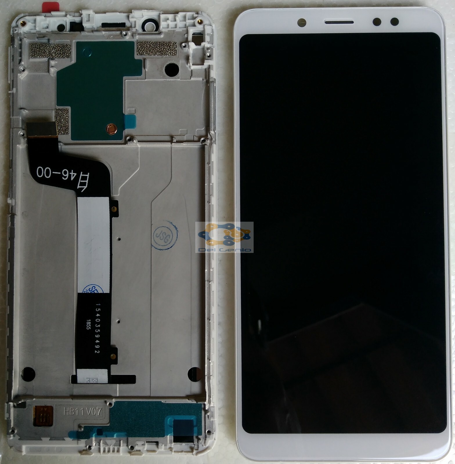 Touch Screen LCD Display Glass Screen With Frame For Xiaomi Redmi Note 5 White