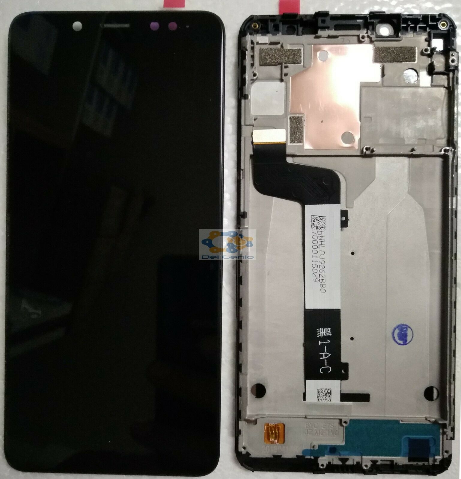Touch Screen LCD Display Vetro Schermo con Frame Per XiaoMi Redmi NOTE 5 Nero