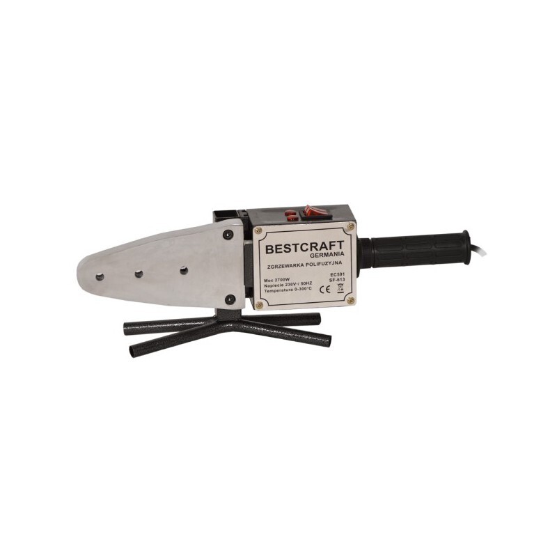 SALDATORE POLIFUSORE 2700w PER SALDATURA TUBI PLASTICA PVC PVDF 7 MATRICI 16-63 - immagine 4