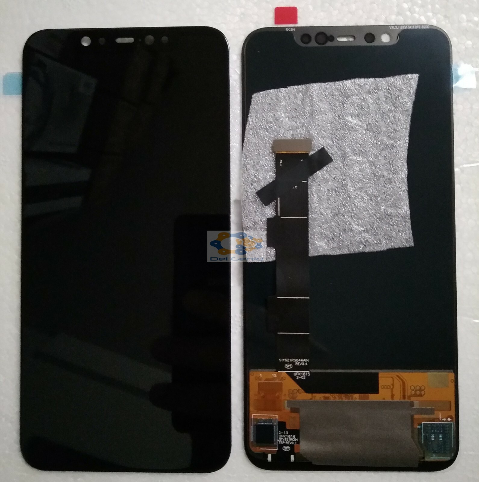 TOUCH SCREEN VETRO LCD DISPLAY VETRO PER XIAOMI MI8 MI 8 SCHERMO OLED 6.21"