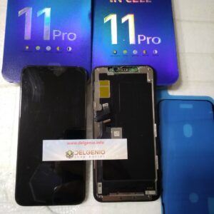 IPHONE 11 PRO OLED LCD SCHERMO ZY TOP DISPLAY TOUCH SCREEN VETRO FRAME NERO