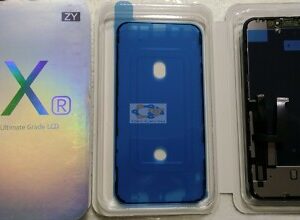 VETRO SCHERMO DISPLAY LCD + TOUCH + FRAME SCREEN NERO PER APPLE IPHONE XR TOP
