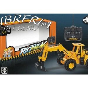 NEW RAY CAMION similar VOLVO SCAVATORE RUSPA LAVORI IN CORSO RADIOCOMANDATO 1:28