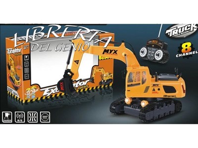 Scavatore Ruspa Radiocomandato Bagger escavatore r/c telecomandato 3 CH Natale